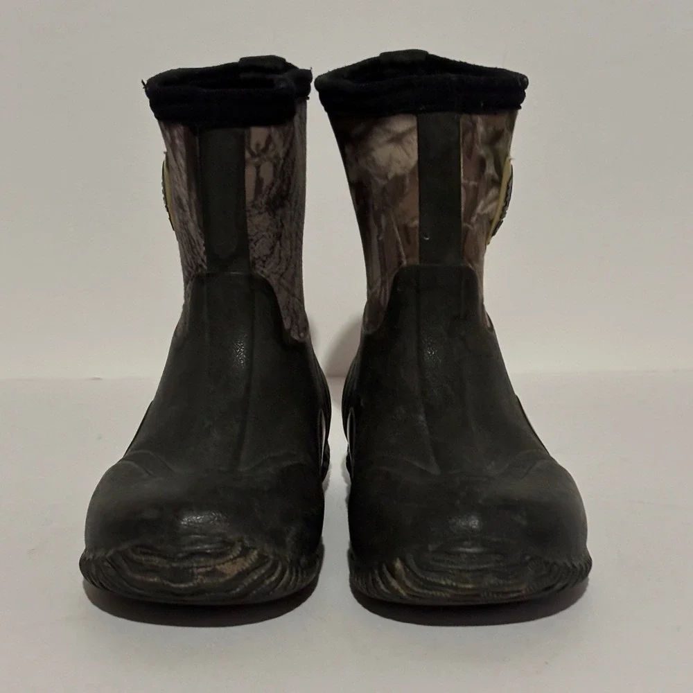 Hodgman Boots Kids Boys Youth size 12 Chore‎ Muck Camo Mid Waterproof